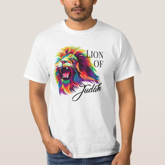 ユダ色数々のの獅子 Tシャツ (正面)