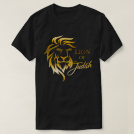 ユダ黄金色のキリスト教福音の獅子 Tシャツ