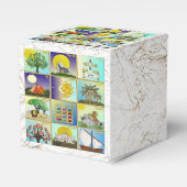 ユダ12部族のイスラエルのアートパネルはボックスを支持 フェイバーボックス (正面サイド)