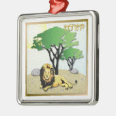 ユダ12部族イスラエル・ユダ メタルオーナメント (左)