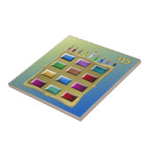 ユダ12部族イスラエル・レビ タイル (側面)