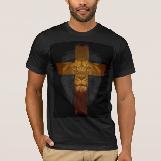 ユダ・イエス・クリスチャンTシャツの獅子 Tシャツ (正面)
