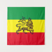 ユダ・エチオピア国旗のライオン タペストリー (正面)