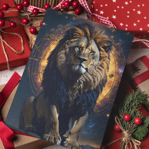 ユダ・クリスチャン・イエス・キリスト信仰の獅子 ポストカード