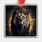 ユダ・クリスチャン・イエス・キリスト信仰の獅子 メタルオーナメント (正面)