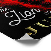 ユダ・ブラック・レッド・クリスチャンの金ゴールド ポスター (角)