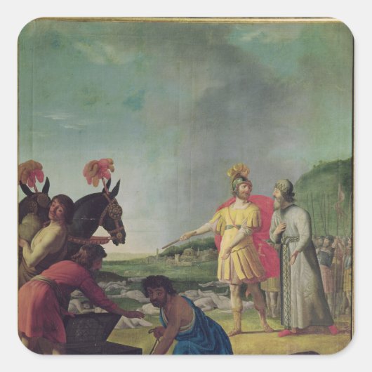 ユダ・マカベウスの勝利 スクエアシール (正面)