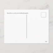 ユッカに囲まれたハミングバード、メリークリスマス シーズンポストカード (裏面)