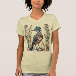 ユッカの花に囲まれたオオミチバシリ 3 Tシャツ
