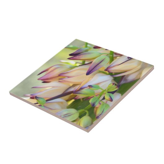 ユッカの花瓦 タイル (側面)