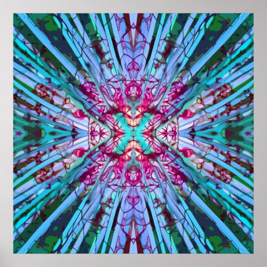 ユッカオペアートインターコイズ ポスター (正面)