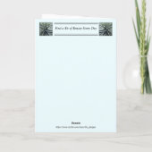 ユッカ感動的で良いカードを素晴らし手に入れる カード (裏面)