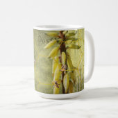 ユッカ植物混合培地のミツバチ コーヒーマグカップ (正面右)