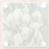 ユッカ植物 ガラスコースター (裏面)