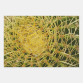 ユッカ葉グリーン自然写真 ラッピングペーパーシート (正面3)