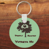 ユトケヤフラウンド キーホルダー (正面)