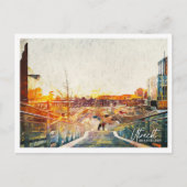 ユトレチオランダ美しい油絵を描の横景 ポストカード (正面)