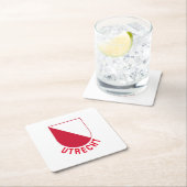 ユトレヒトのコート – オランダ スクエアペーパーコースター (インサイチュ)