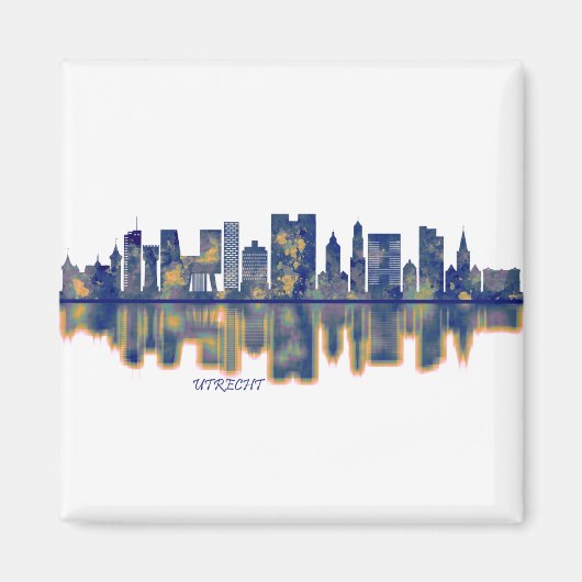 ユトレヒトのスカイライン マグネット (正面)