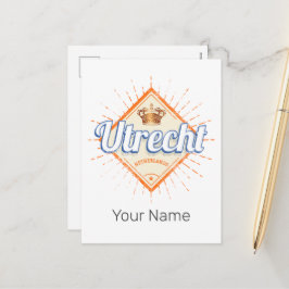 ユトレヒトオランダシティオランダヴィンテージ土産 シーズンポストカード