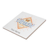 ユトレヒトオランダシティオランダヴィンテージ土産 タイル (側面)