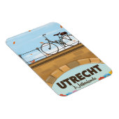 ユトレヒトオランダバケーションポスター。 マグネット (右側)