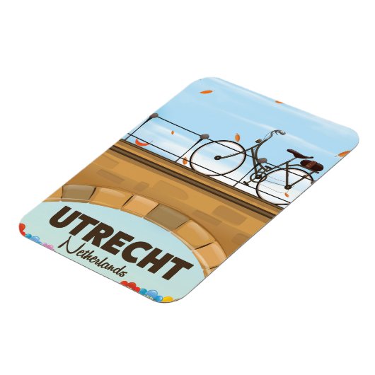 ユトレヒトオランダバケーションポスター。 マグネット (左側)