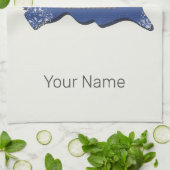 ユトレヒトオランダマップオランダヴィンテージ土産 キッチンタオル (折り畳み)