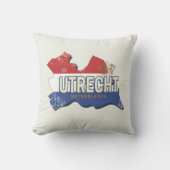 ユトレヒトオランダマップオランダヴィンテージ土産 クッション (正面)