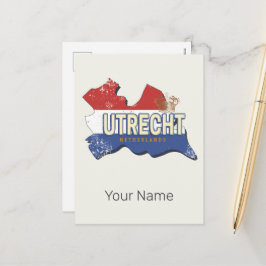 ユトレヒトオランダマップオランダヴィンテージ土産 シーズンポストカード
