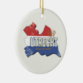 ユトレヒトオランダマップオランダヴィンテージ土産 セラミックオーナメント (右)