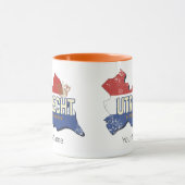 ユトレヒトオランダマップオランダヴィンテージ土産 マグカップ (中央)