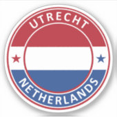 ユトレヒトオランダ シール (正面)
