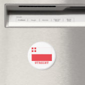 ユトレヒト国旗（名前あり） マグネット (インサイチュ (食洗機))