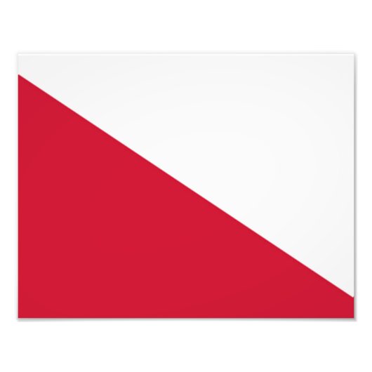 ユトレヒト国旗（市） フォトプリント            (正面)