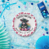 ユドリー素晴らしツハイランドカウズプリント ペーパープレート (パーティー)