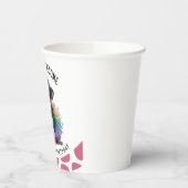 ユドリー素晴らしツハイランドカウズプリント 紙コップ (左)