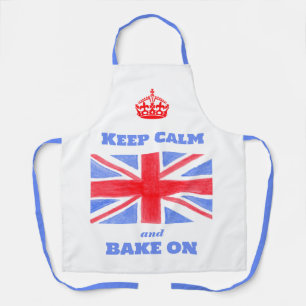 ユナイテッドジャケット ユニセックス Keep Calm Bake On ブリテン国旗 エプロン