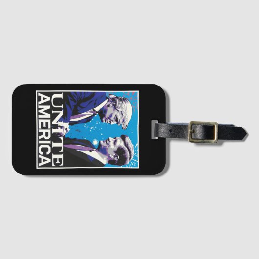 ユナイト・アメリカ象徴的トランプ ラゲッジタグ (正面横)