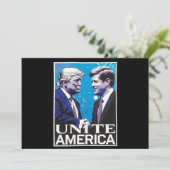 ユナイト・アメリカ象徴的トランプ 招待状 (スタンド正面)