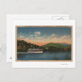 ユナルスカ湖， NC – チェロキーボートの景色 ポストカード (正面/裏面)