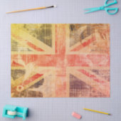 ユニオカラフルングランジジャックPoshギフトラップ 薄葉紙 (クラフト)