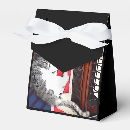 ユニオグランジン国旗の電話ブースkitty cat フェイバーボックス (正面サイド)