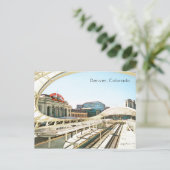ユニオコンテンポラリーン駅、デンバー、CO #4の外観 ポストカード (スタンド正面)