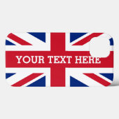 ユニオパーソナライズされたン・ジャック国旗 Case-Mate iPhoneケース (裏面 (横))