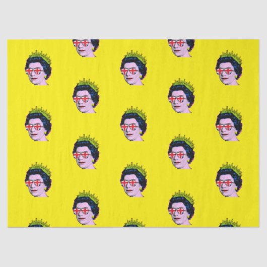 ユニオモダンンポップ・アートの・ジャック・グラスのアート・クイーン 薄葉紙 (正面)