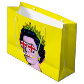 ユニオモダンンポップ・アートの・ジャック・グラスのHMクイーン ラージペーパーバッグ (正面アングル)