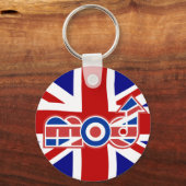 ユニオモダンン付きロゴJack Background キーホルダー (正面)