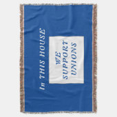 ユニオンのスローガン スローブランケット (正面縦)