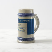 ユニオンのスローガン ビールジョッキ (正面右)